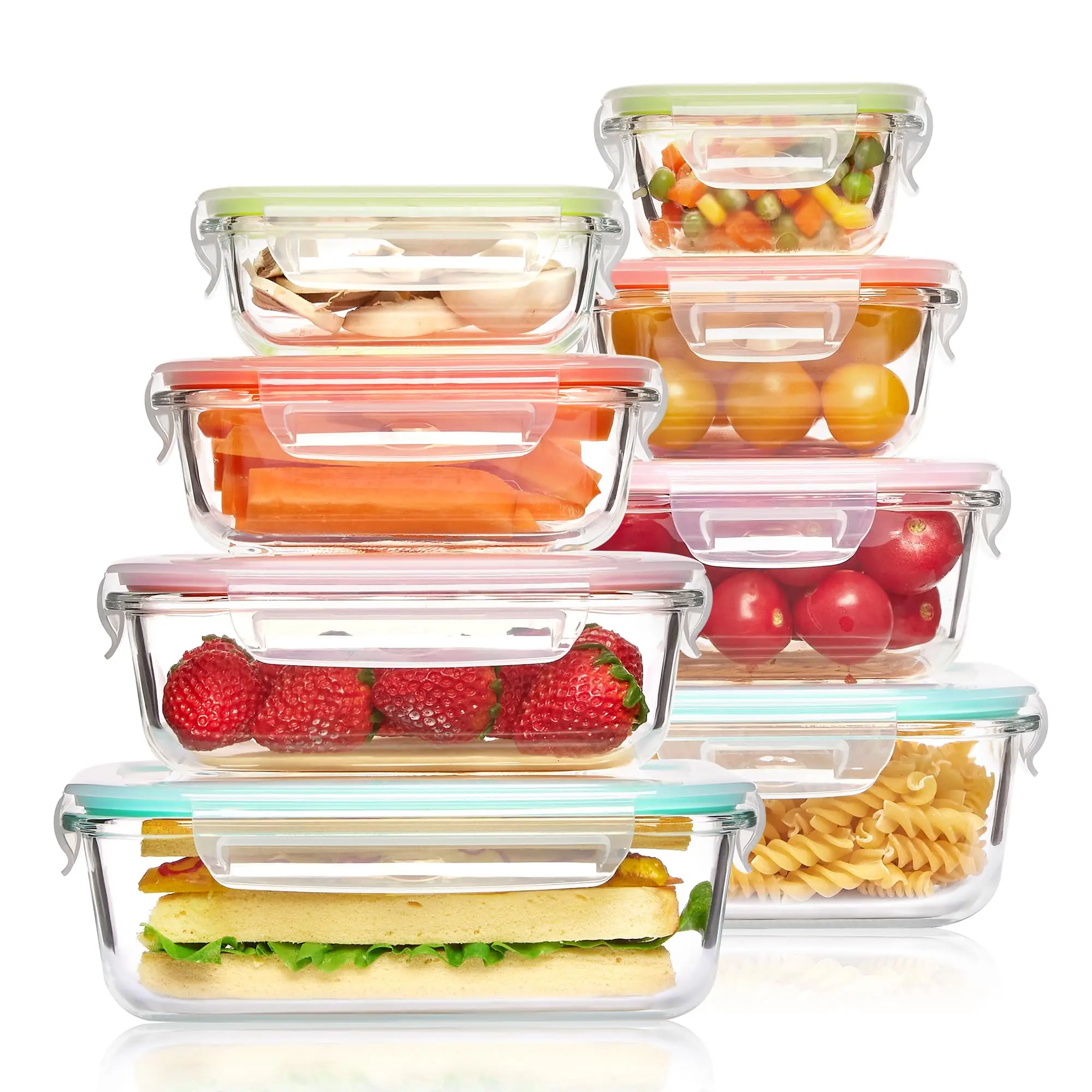 Meal Prep Dinners - Glass Lunch Box Food Storage Containers,