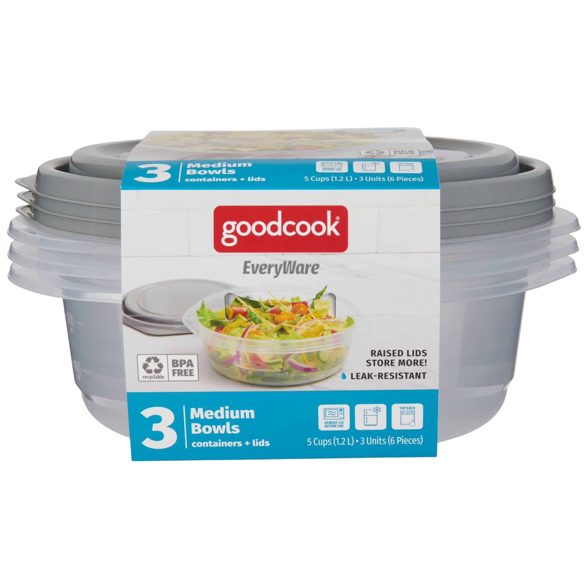6pcs Round 5 Cup Food Storage  - огляд і ціна Meal Prep Dinners