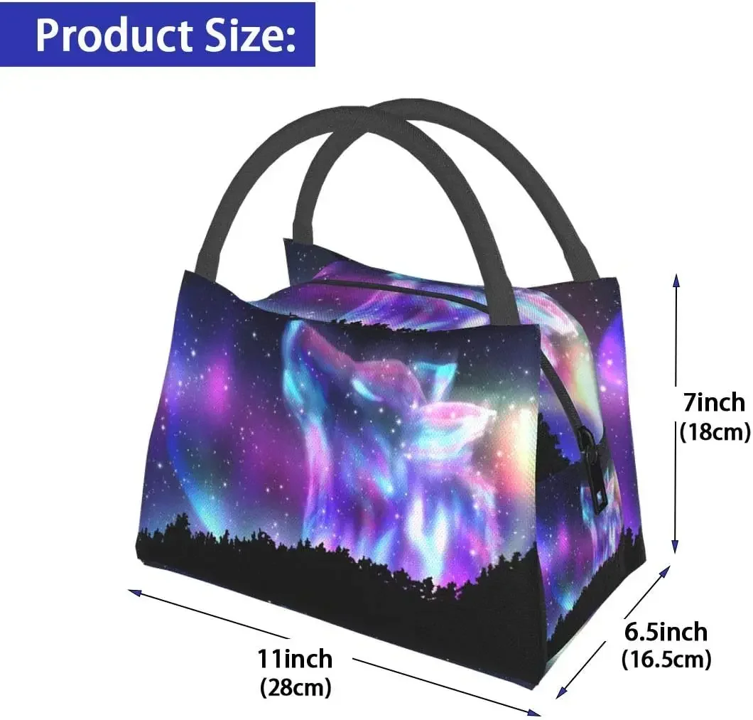 Galaxy Wolf Thermal Lunch Bag  - огляд і ціна Meal Prep Tofu