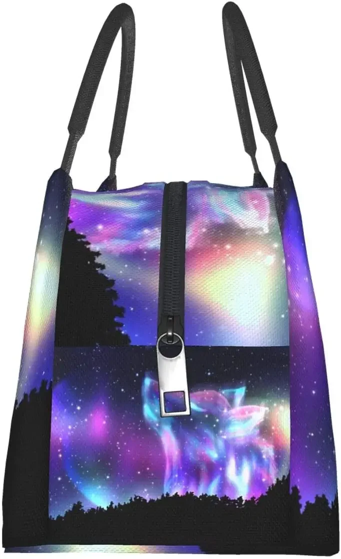Galaxy Wolf Thermal Lunch Bag  - огляд і ціна Meal Prep Tofu