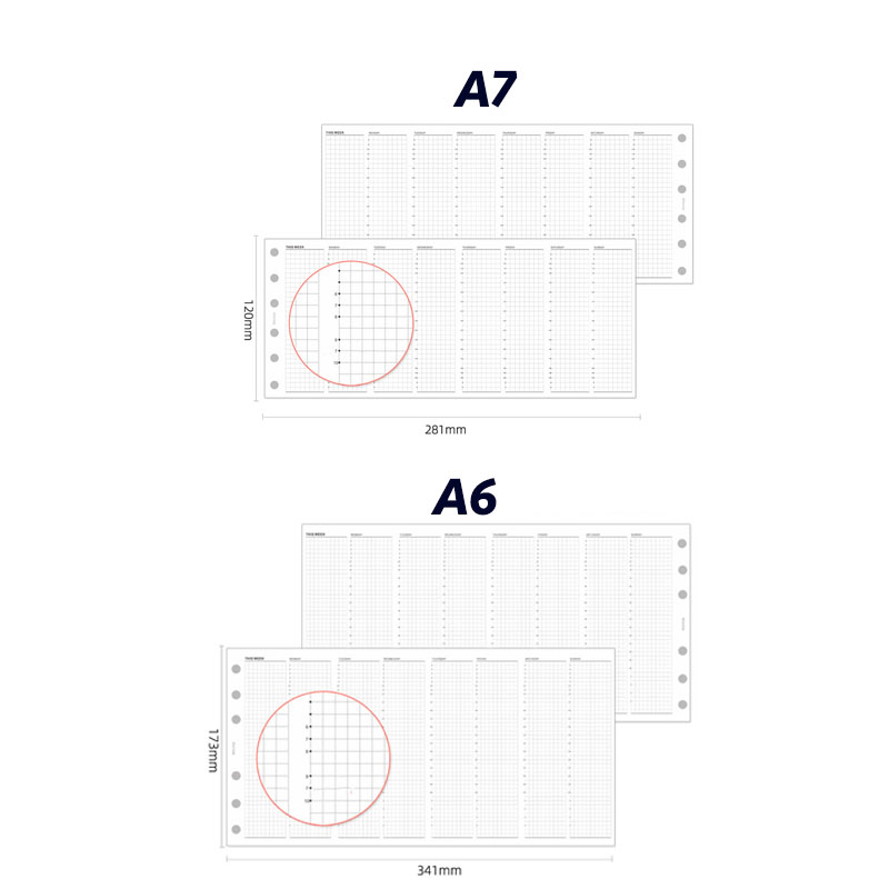 Fromthenon 10Sheets A6A7 Easy  - огляд і ціна Meal Prep Planner