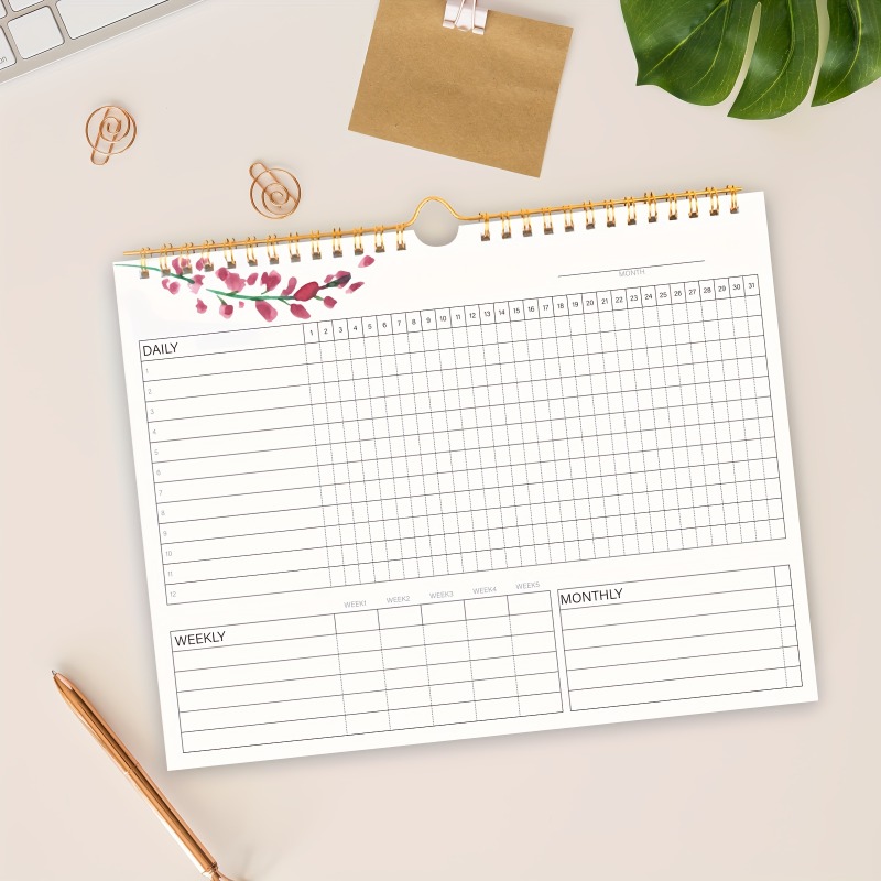1pc Habit Tracker Calendar To  - огляд і ціна Meal Prep Planner
