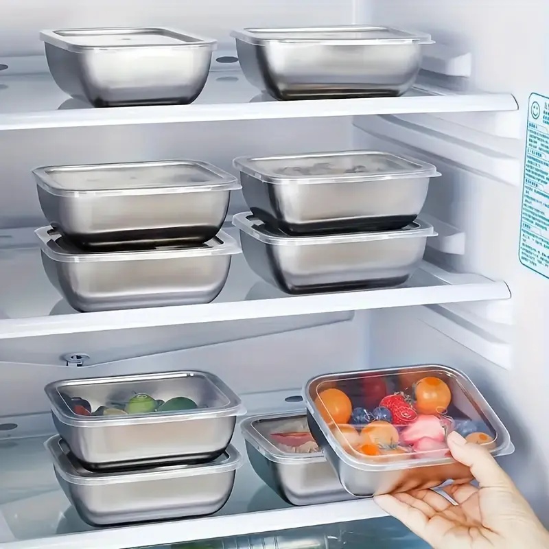 5-Piece Stainless Steel Food S - огляд і ціна Meal Prep Dinners