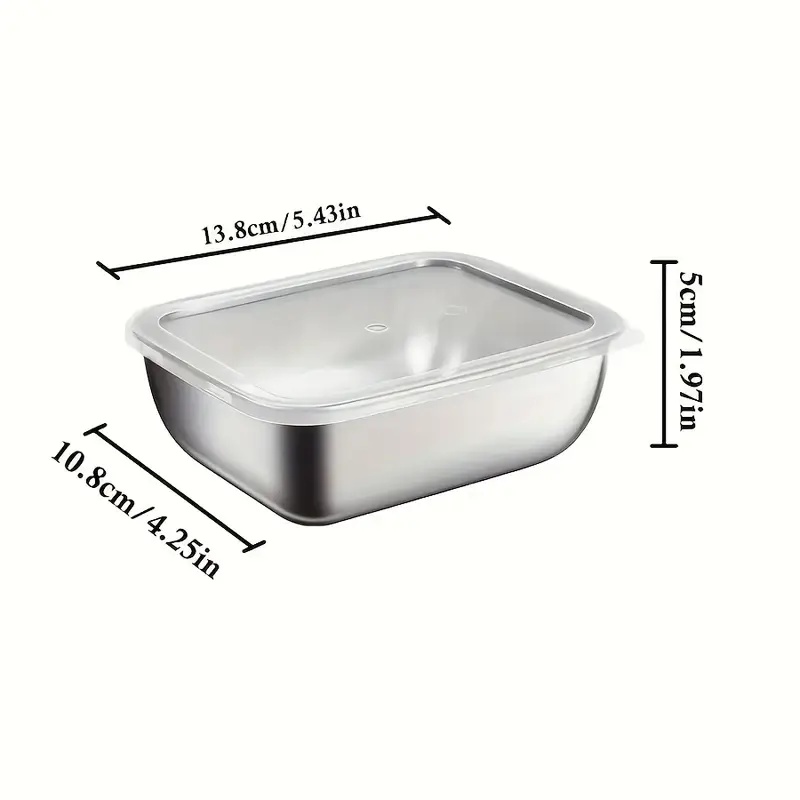 5-Piece Stainless Steel Food S - огляд і ціна Meal Prep Dinners