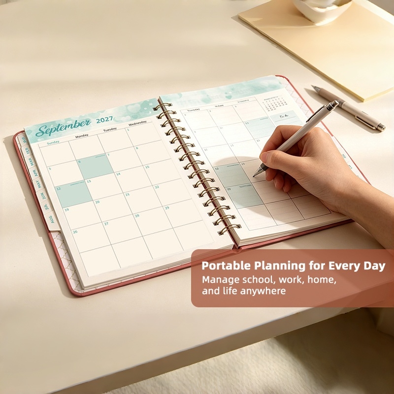 A5 PU Leather 2027 Weekly Mont - огляд і ціна Meal Prep Planner