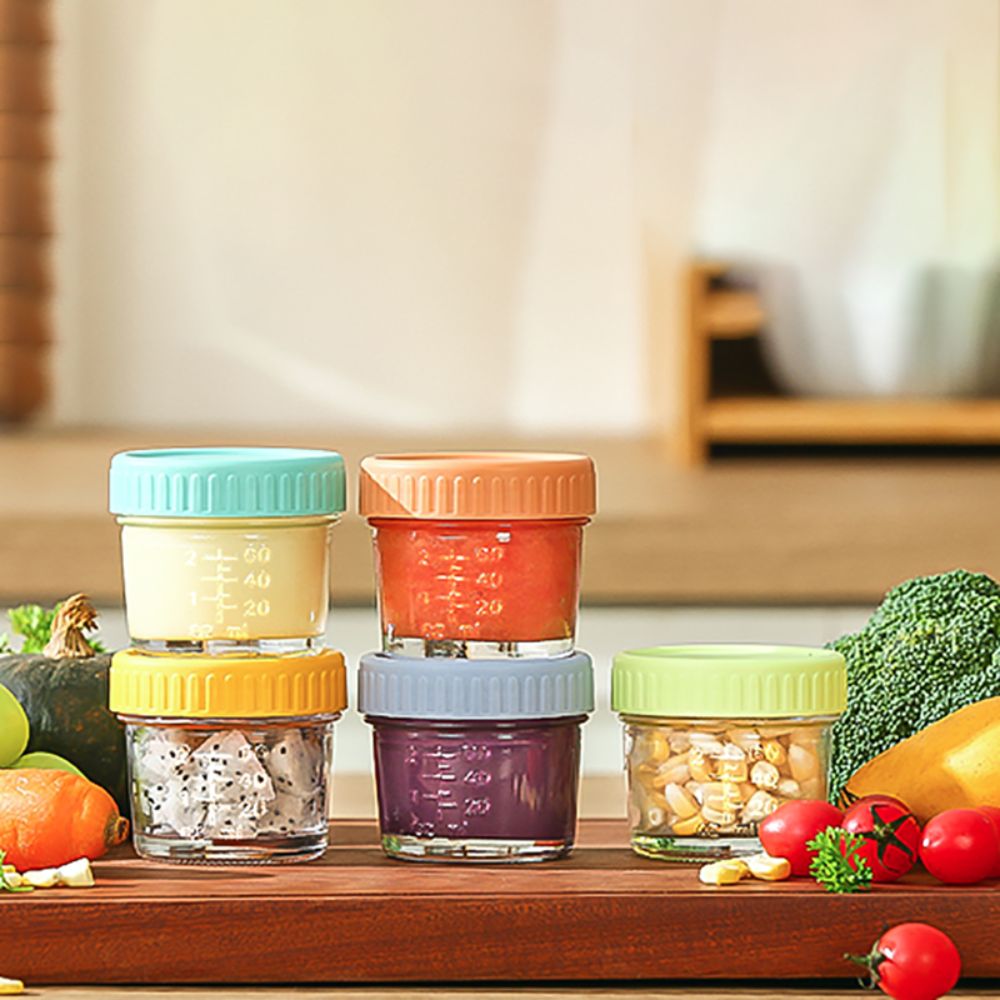 6pcs Mason Jar Glass Baby Food - огляд і ціна Sauce Dipping Cup