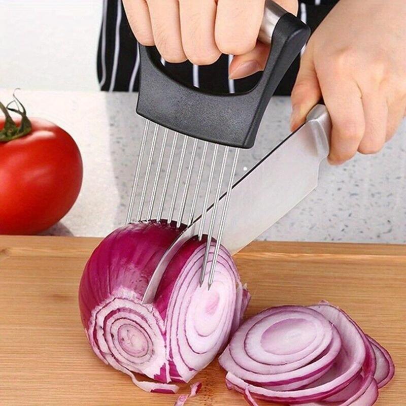 1Pc Steel Onion Needle with Cu - огляд і ціна Onion Holder Slicer