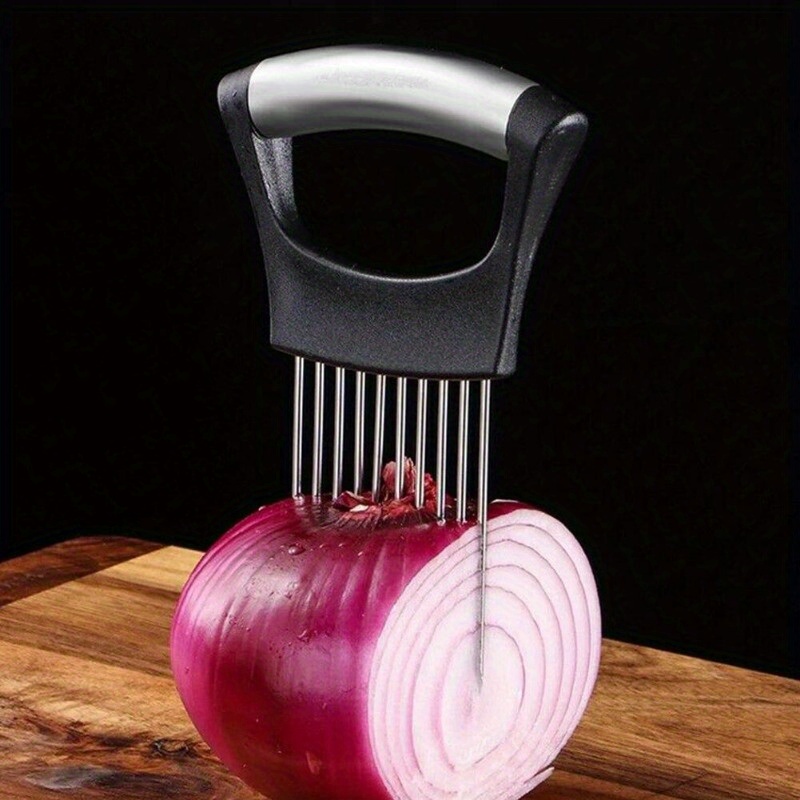 1Pc Steel Onion Needle with Cu - огляд і ціна Onion Holder Slicer