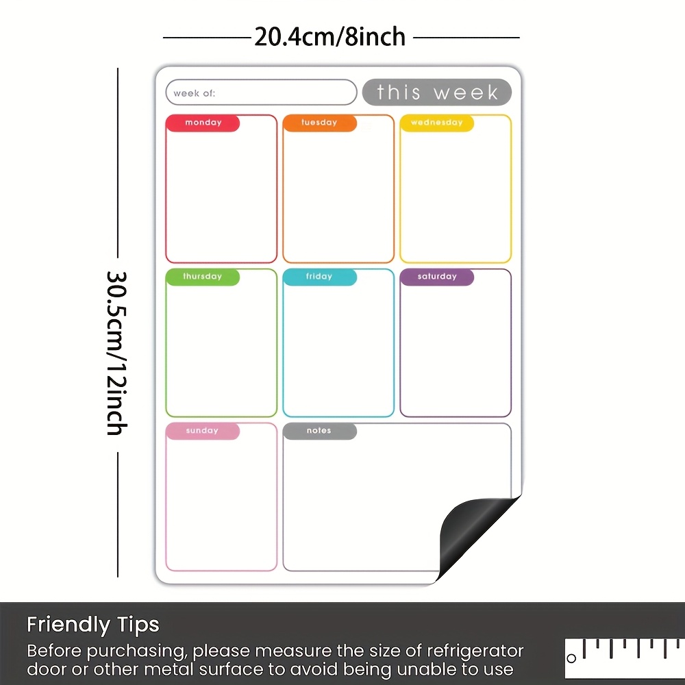 A4 Magnetic Weekly Planner, Er - огляд і ціна Meal Prep Planner
