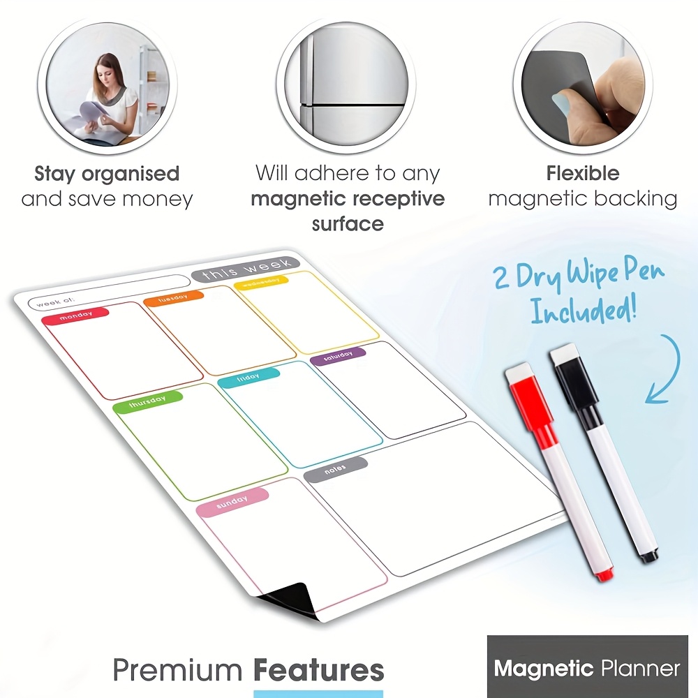 A4 Magnetic Weekly Planner, Er - огляд і ціна Meal Prep Planner