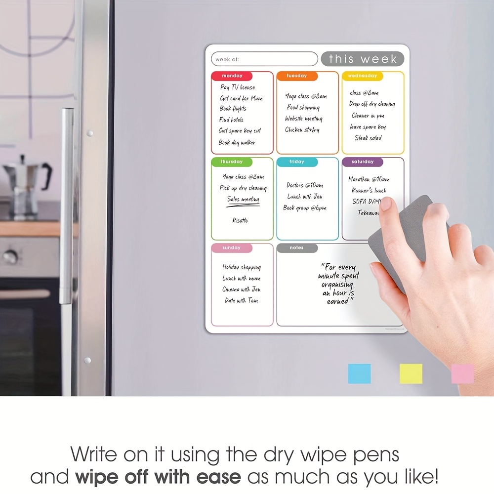 A4 Magnetic Weekly Planner, Er - огляд і ціна Meal Prep Planner