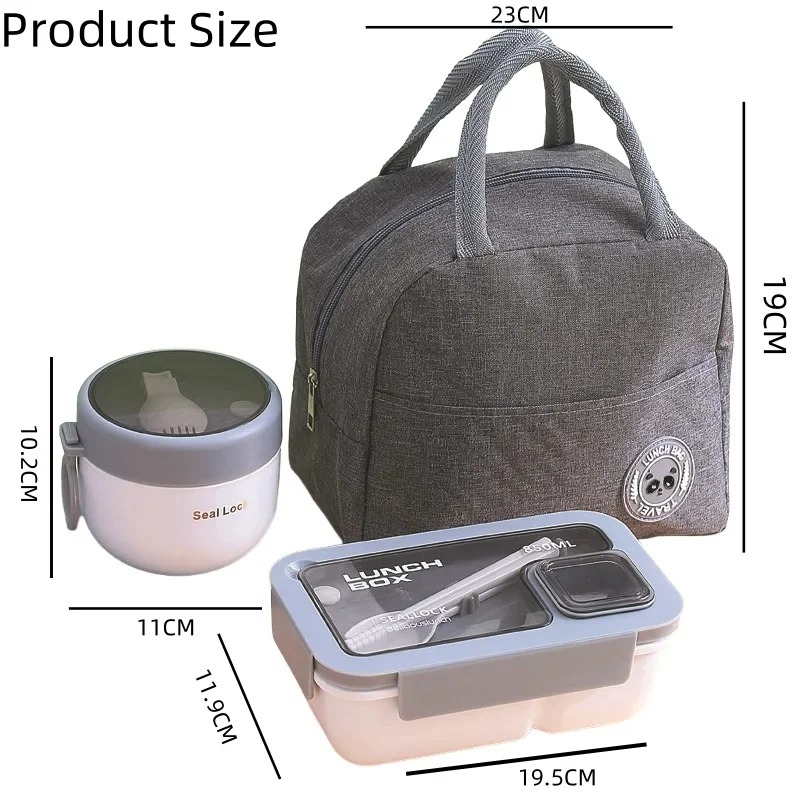 3-Piece Leakproof Lunch Contai - огляд і ціна Meal Prep Kit