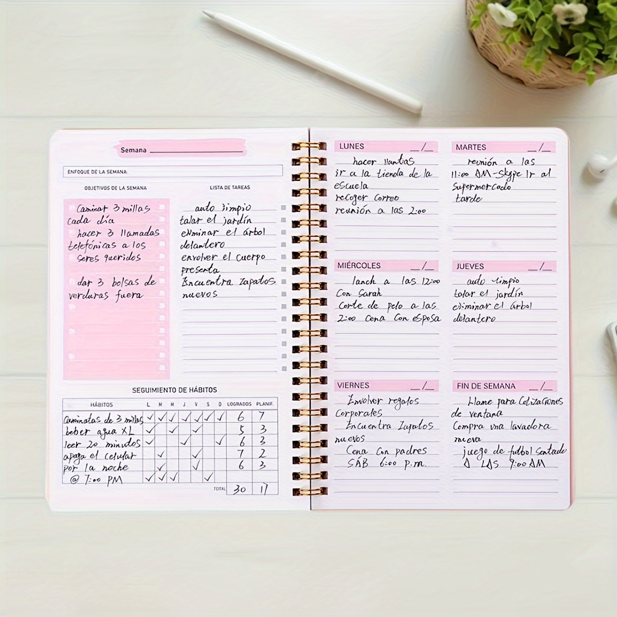 52 Week English Weekly Planner - огляд і ціна Meal Prep Planner