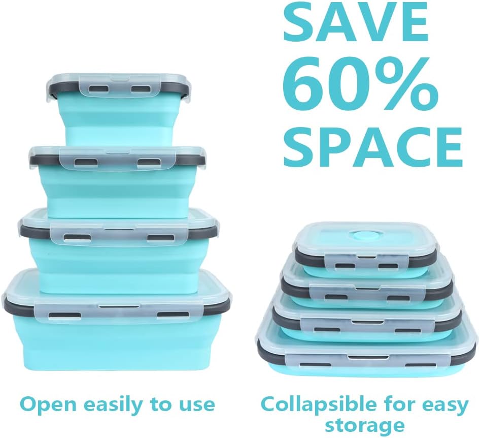 4PS Collapsible Food Storage C - огляд і ціна Meal Prep Kit