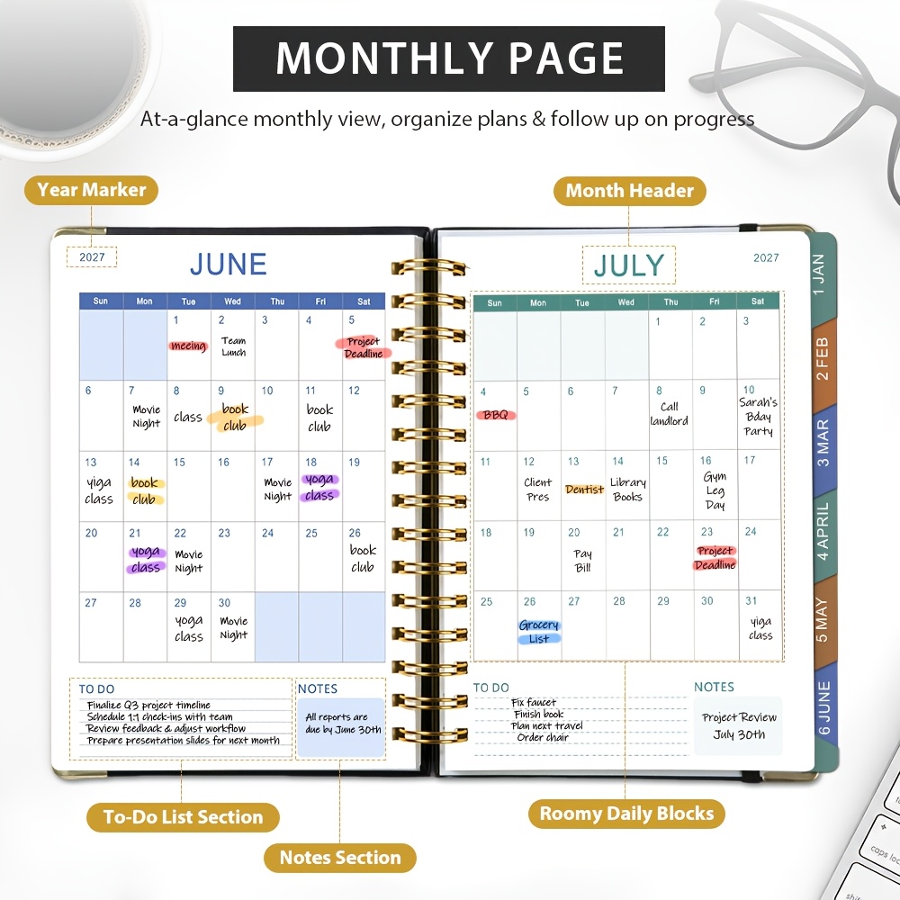 2027 Ring Binder Daily Planner - огляд і ціна Meal Prep Planner