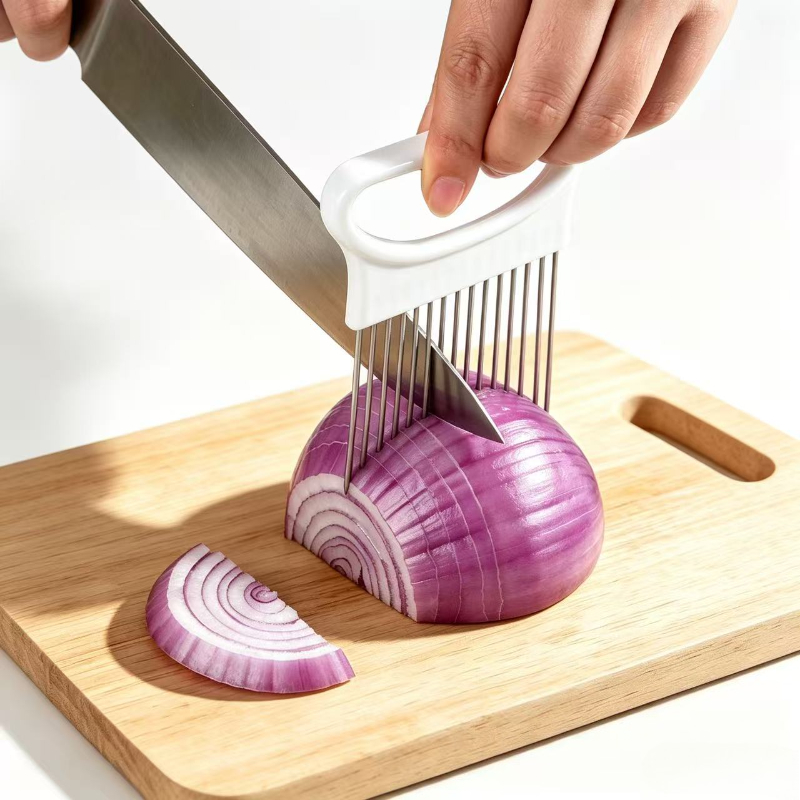 Effortlessly Slice Onions with - огляд і ціна Onion Holder Slicer