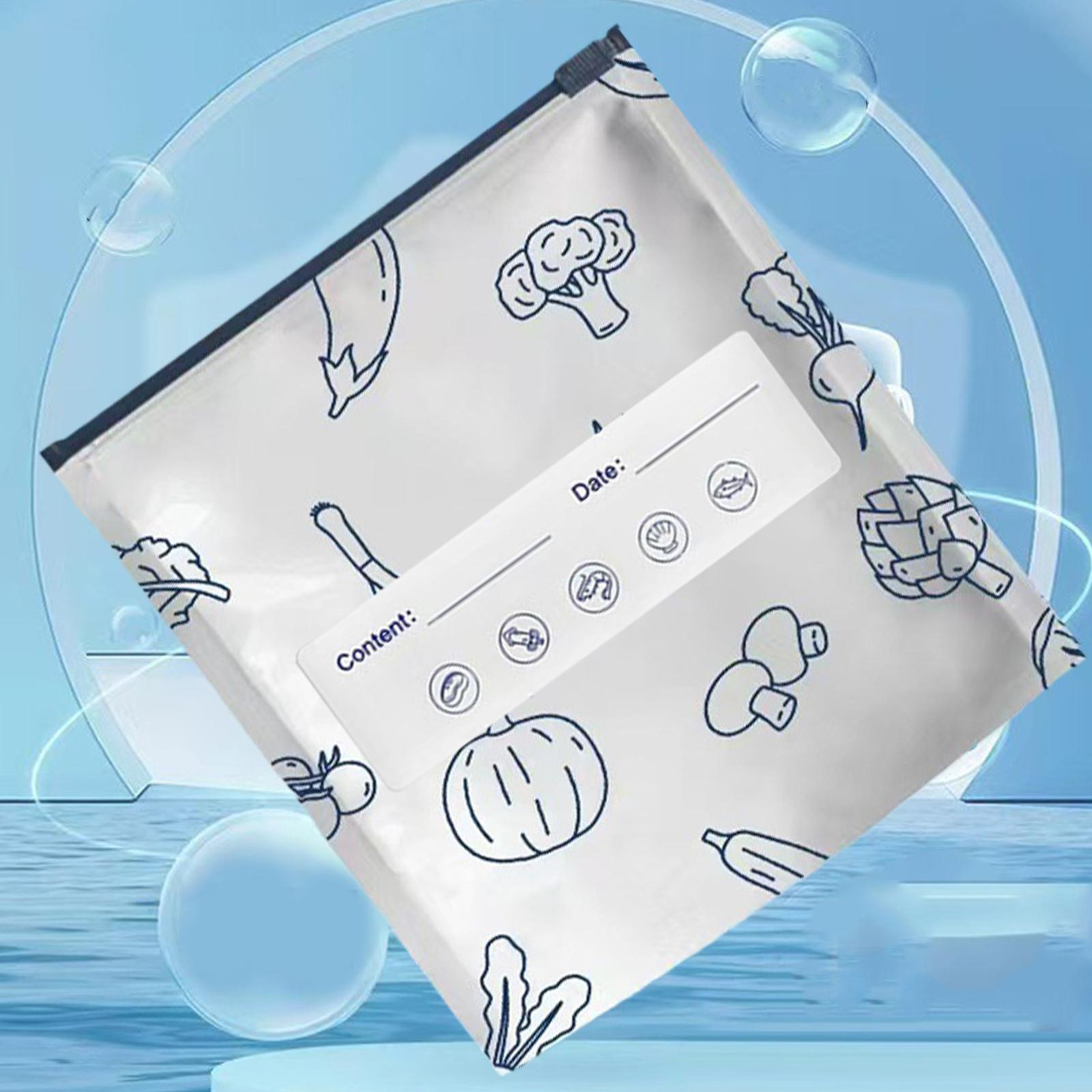 Aluminum Foil Storage Bags Vac - огляд і ціна Meal Prep Seafood