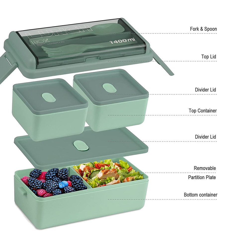 ABFW Bento Box Kit, 47.35OZ Be - огляд і ціна Meal Prep Kit