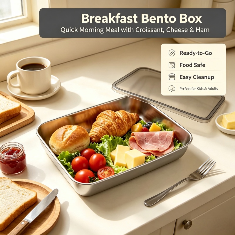 Stainless Steel Square Tray wi - огляд і ціна Meal Prep Seafood