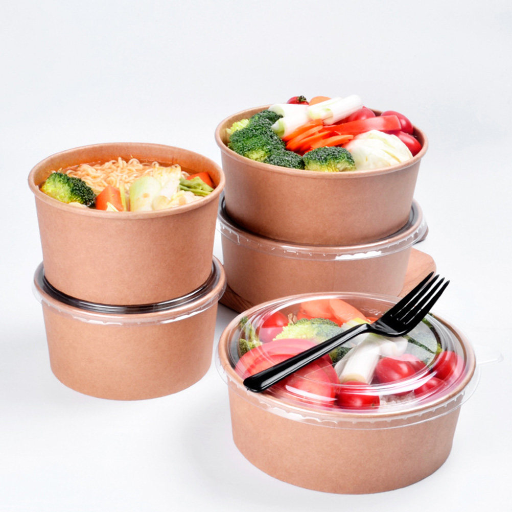 20Pcs Kraft Paper Bowls Leakpr - огляд і ціна Meal Prep Bowl