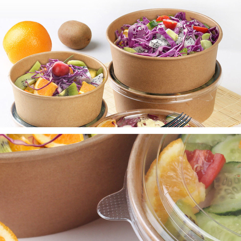 20Pcs Kraft Paper Bowls Leakpr - огляд і ціна Meal Prep Bowl