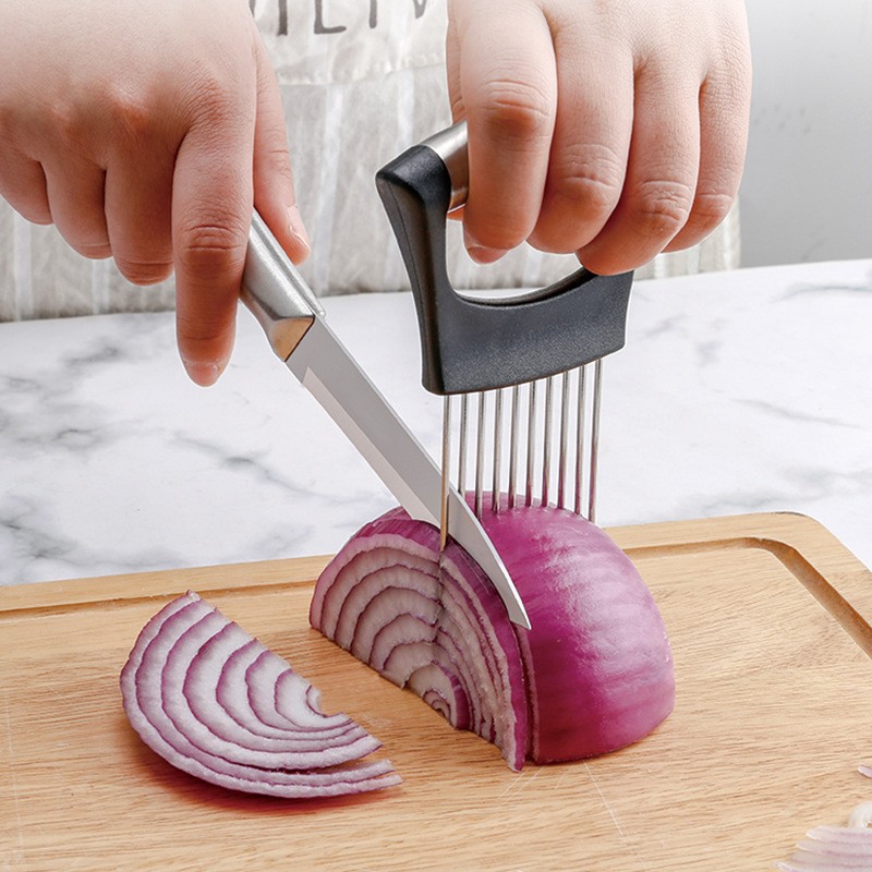 For Stainless Steel Onion Slic - огляд і ціна Onion Holder Slicer
