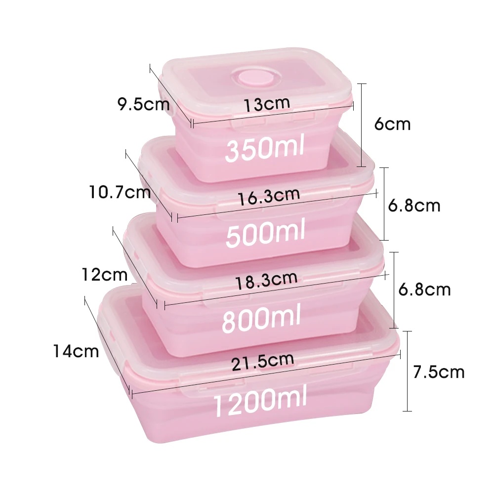 Collapsible Food Storage Conta - огляд і ціна Meal Prep Kit