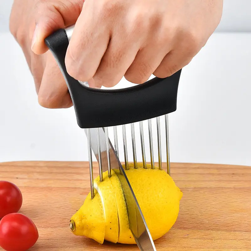 Stainless Steel Onion Needle S - огляд і ціна Onion Holder Slicer