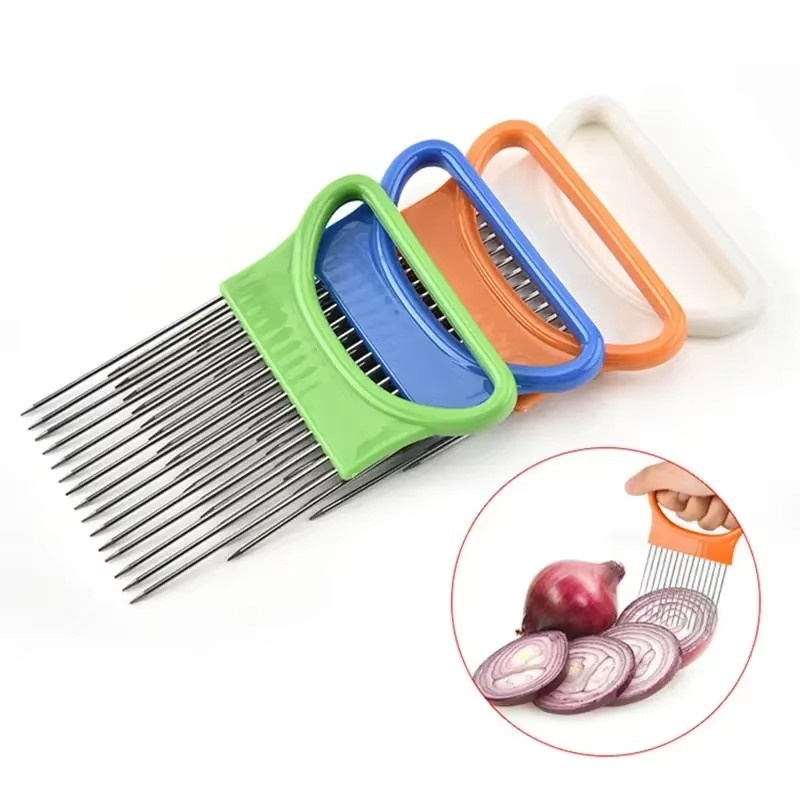 1/2/3/4pcs Effortlessly Slice  - огляд і ціна Onion Holder Slicer