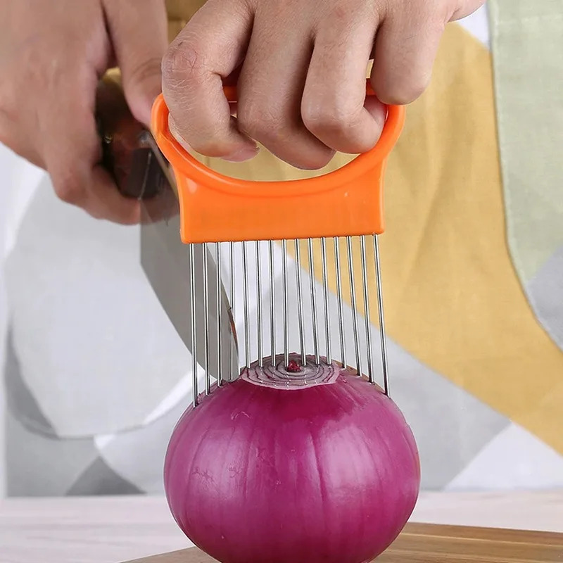 1/2/3/4pcs Effortlessly Slice  - огляд і ціна Onion Holder Slicer