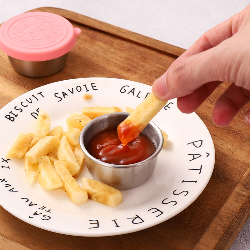 1/4Pcs Stainless Steel Dipping - огляд і ціна Sauce Dipping Cup
