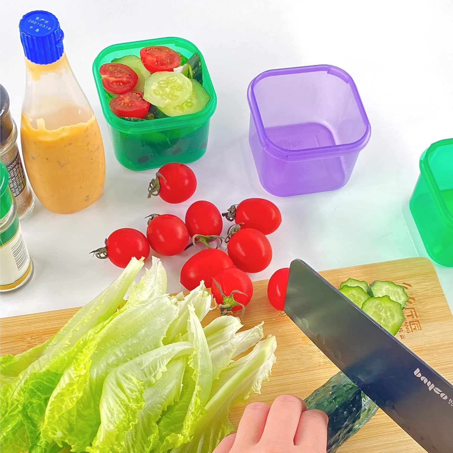 7pcs 21 Day Portion Control Co - огляд і ціна Meal Prep Kit